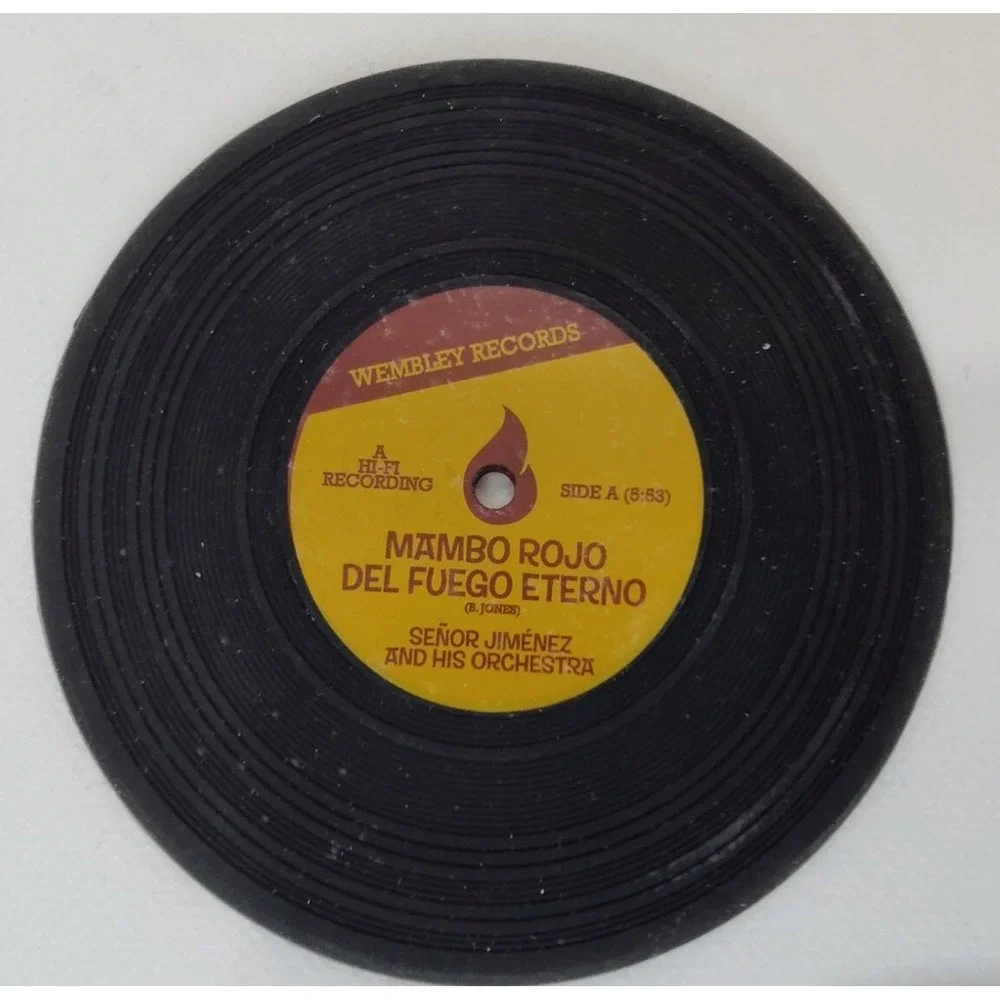 Rockin' Vinyl Coasters Set-2 VTG APX 3